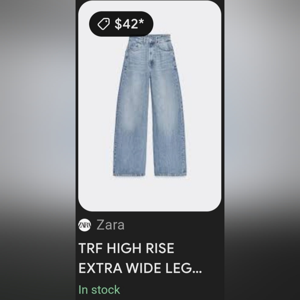 Zara Blue Denim Jeans - Picture 12 of 14